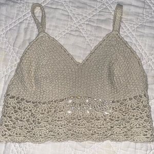 Crochet bralette top